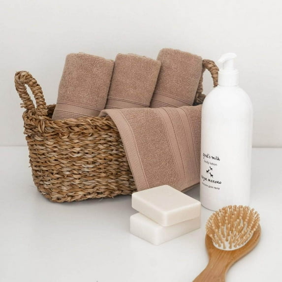 Premium Turkish Cotton Latte Brown Towels