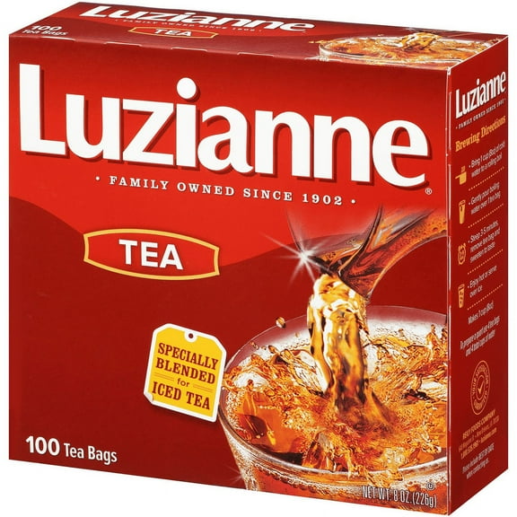 Luzianne Black Iced Tea Bags, 100 Count