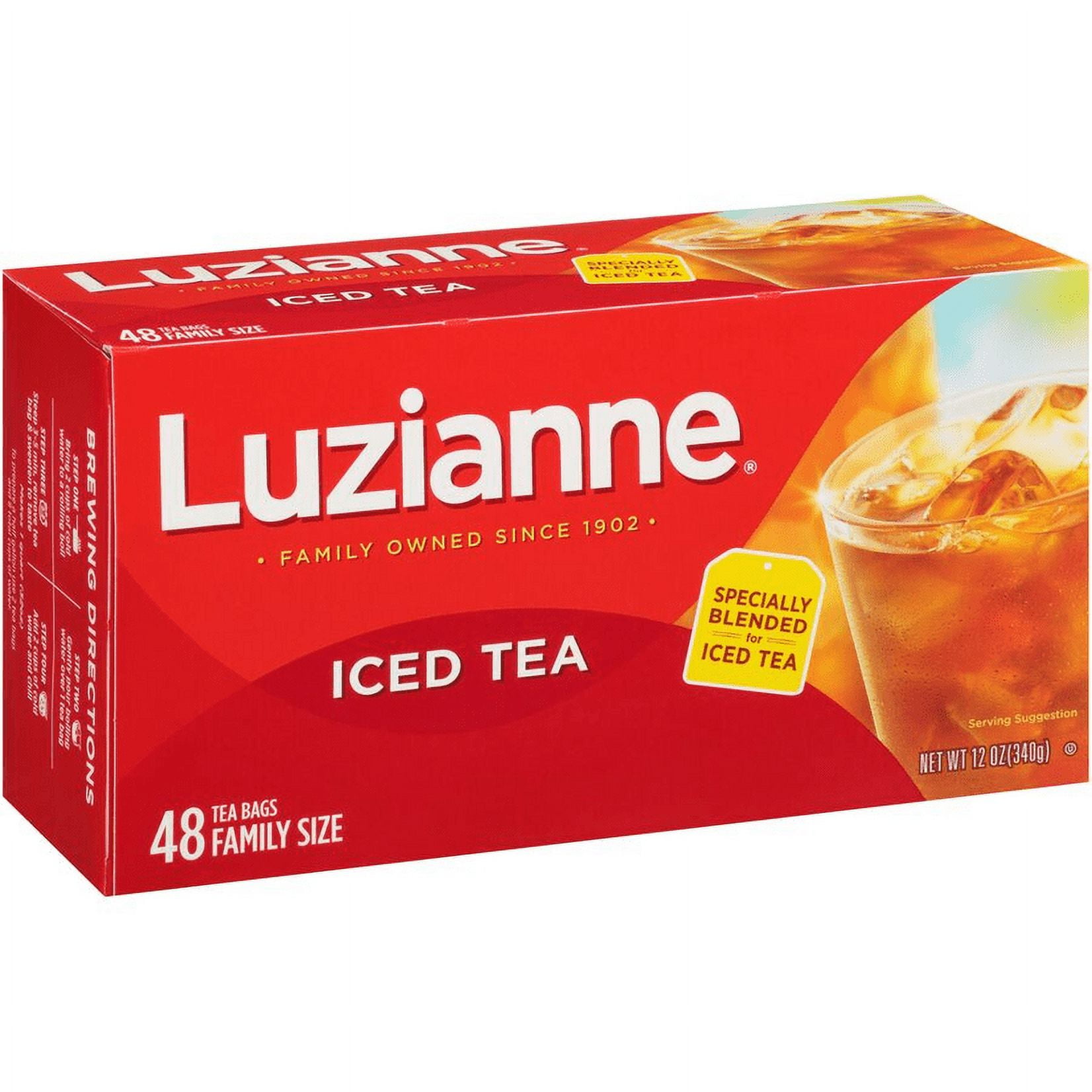 Luzianne, Black Iced Tea, Tea Bags, 48 Ct