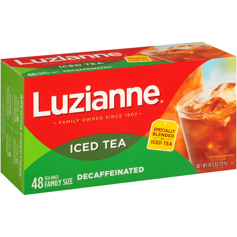 Amazoncom  Luzianne Sweet Tea Bags Family Size 132 Tea Bags 6 Boxes of  22 Count Pack Specially Blended for Iced Tea Clear  Refreshing Home  Brewed Southern Iced Tea  Grocery  Gourmet Food