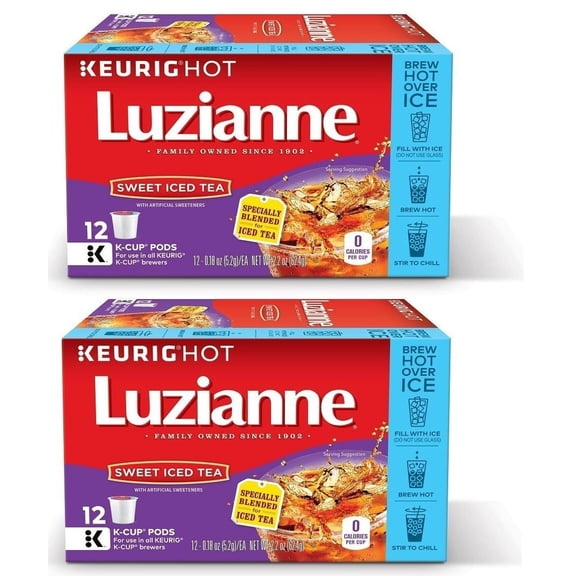 Luzianne Sweet Iced Tea Keurig K-Cup Pods 24 Count