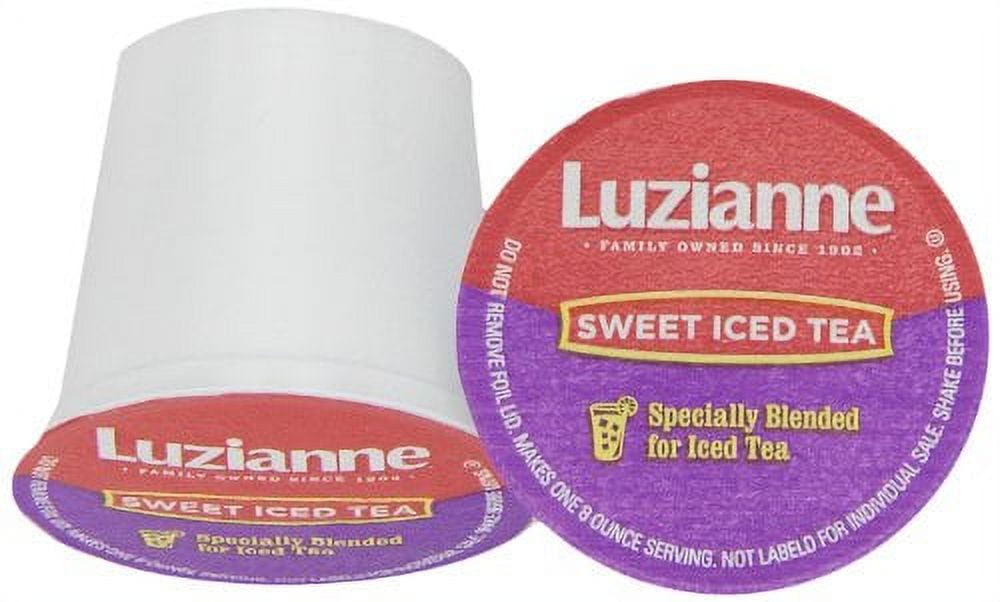 Luzianne Sweet Iced Tea, Single Serve KCup Pods, 12 Count