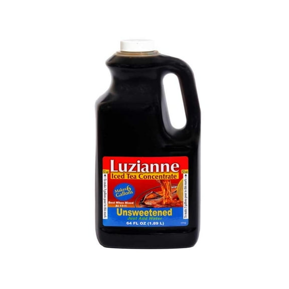 Luzianne Unsweetened Fresh Brew Iced Tea, 64 Ounce - 6 per case.