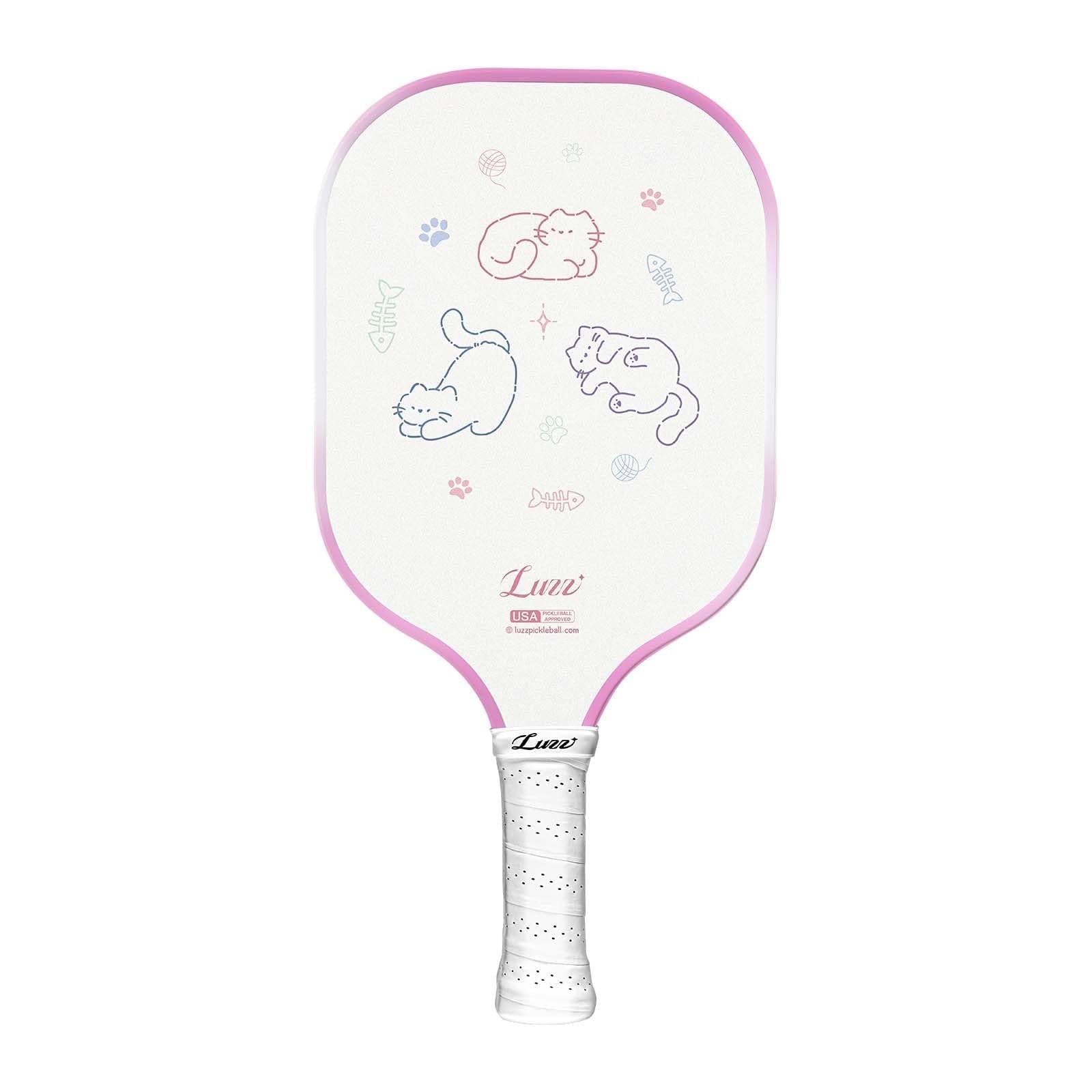 Luzz Carbon Fiber Pickleball Paddles(16mm) Sandblasted Surface USAPA Approved T700 Pickle Ball Rackets for All Skill Level