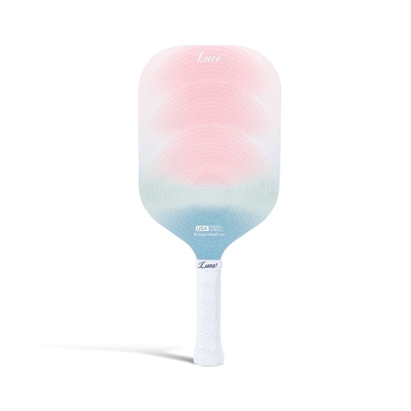 Luzz Pickleball Paddle Carbon Fiber Frameless T700 Raw Thermoformed Intermediate Advanced Racket(14mm) Whisper