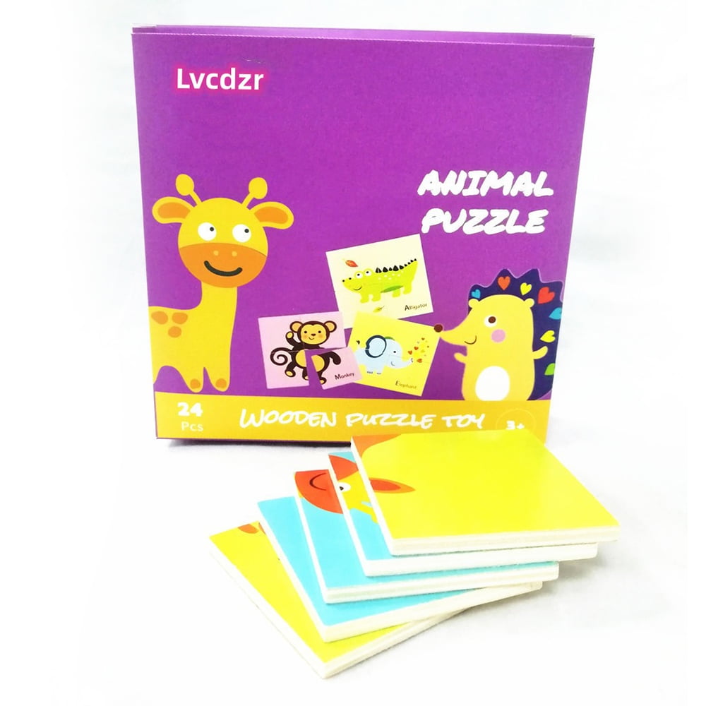 Lvcdzr Puzzles For Kids Ages 25 Preschool Learning Toys Jumbo Floor