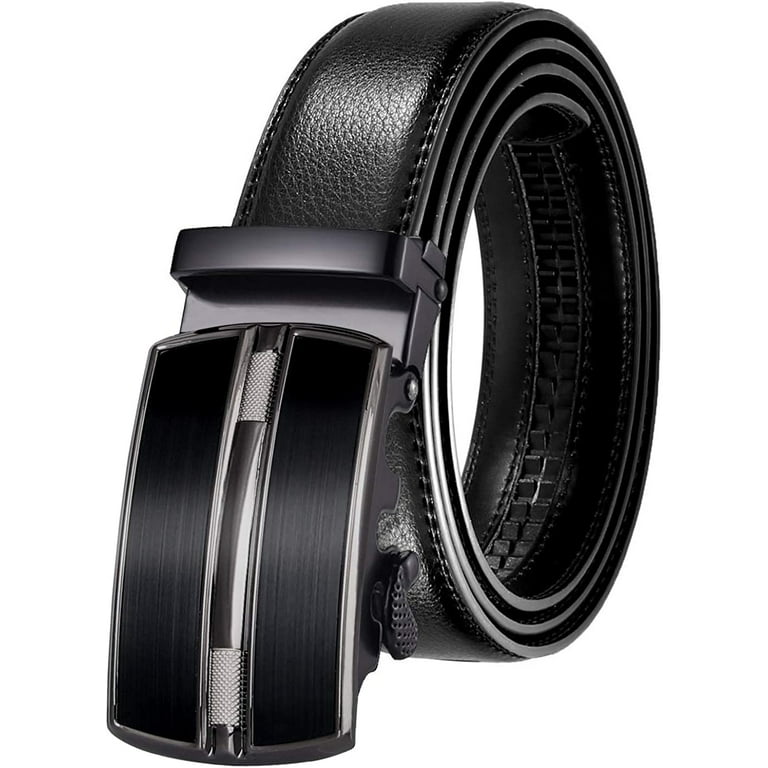 Belts Mens Automatic Ratchet Belt Buckle Strap Only Genuine