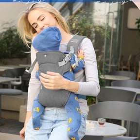 Lvelia Baby Carrier Newborn to Toddler,4-in-1 Easy to Wear Ergonomic Adjustable Lightweight Infant Carrier,Newborn Baby Carrier for 8-32 lbs,Dark Gray