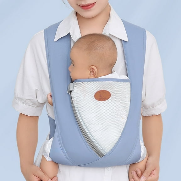 Lvelia Baby Carrier Newborn to Toddler,4-in-1 Baby Ergonomic and Cozy Adjustable Lightweight Infant Carrier,Newborn Baby Carrier for 8-32 lbs,Blue