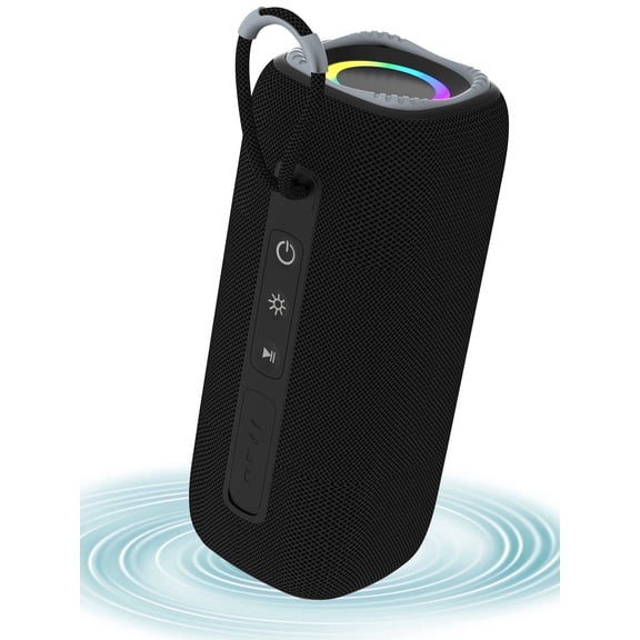 Lvelia Portable Bluetooth Speakers,Wireless Speaker with Loud Stereo Sound,Bluetooth 5.3, RGB Lights, Dual Pairing for Home, Outdoor, Party,Gift Ideas