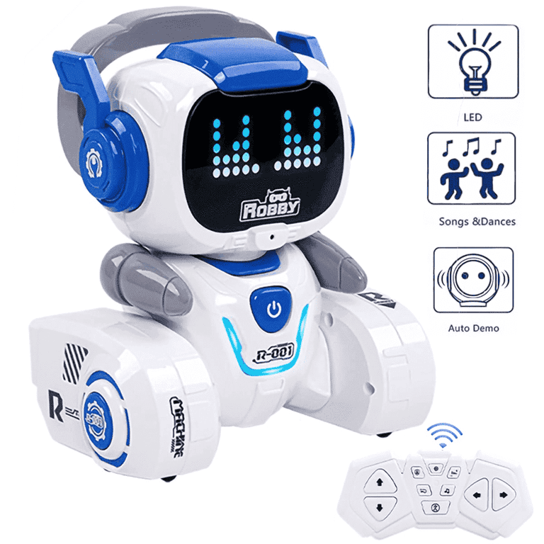 Lvelia RC Robot Toy for Kids,Programmable Interactive Remote