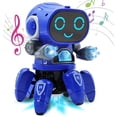 thumbnail image 1 of Lvelia Robot Toy for Kids, Intelligent Electronic Walking Dancing Robot Toys with Flashing Lights and Music for Age 3-12 Year Old Boys Girls Birthday Gift Present,Blue, 1 of 9