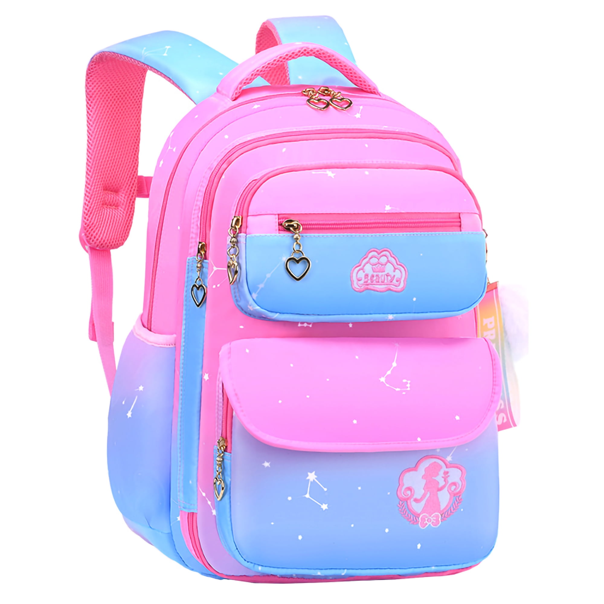 Lvelia School Bag Backpacks for Girls,Bookbags for Girls School  Gift,Waterproof School Bags,Pink