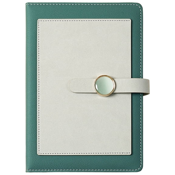 Lvgun Magnetic Closure Buckle Notebook with Pen Holder,Pu Leather Notebook with Closure,for Men Women Work,Writing,Note Taking Classroom Supplies