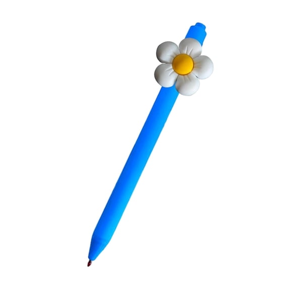 Lvgun Retractable Flower Gel Ink Pen,Gel Ink Writing Pen,Smooth 0.5Mm Flower Shaped Pan for Journaling Stationery Gift Classroom Supplies