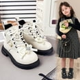 thumbnail image 1 of LvhaoGJOB Ankle Boots for Kids Comfortable Fit ankle boots Stylish Design kids ankle boots Non-Slip Platform Sole girls shoes Winter Everyday Wear Footwear Ankle Boots, 1 of 9