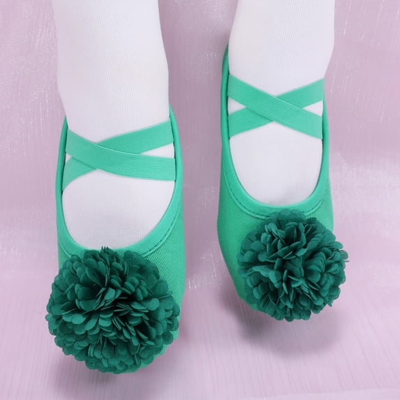 LvhaoGJOB Girls' Ballet Flats - Soft Flexible Sole, Elegant Design & Flexible Flat Sole
