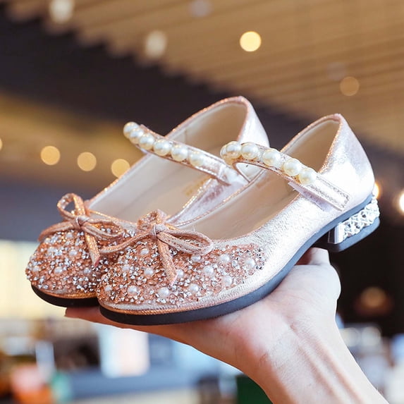 LvhaoGJOB Girls' Mary Jane Flats for Special Occasions - Elegant Style, Comfortable Fit