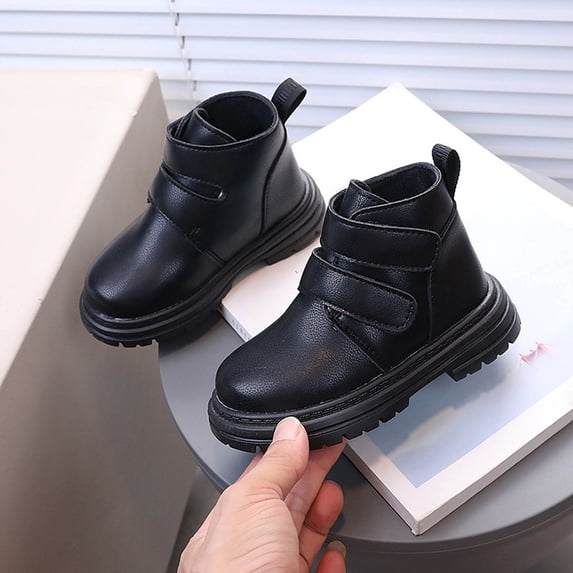 LvhaoGJOB Kids' Ankle Boots for Everyday Wear - Side Zipper Closure, Comfortable Fit