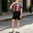 thumbnail image 1 of LvhaoGJOB Little Kids Boys 2-Piece Outfit Set - Multi-Pocket, 1 of 6