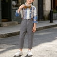 thumbnail image 1 of LvhaoGJOB Little Kids Kids 2-Piece Outfit Set - Multi-Pocket, 1 of 7