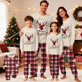 thumbnail image 1 of Lvotionpl 2026 Family Matching Christmas Pajamas Set, Christmas PJs for Men Women s, Long Sleeve Tops and Pants, Holiday Family Sleepwear, Xmas Pajama Sets, 1 of 5