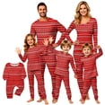 thumbnail image 1 of Lvotionpl 2026 Family Matching Christmas Pajamas Set, Christmas PJs for Men Women s, Long Sleeve Tops and Pants, Holiday Family Sleepwear, Xmas Pajama Sets, 1 of 5