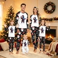 thumbnail image 1 of Lvotionpl 2026 Matching Family Christmas Pjs, Matching Christmas Pajamas Long Sleeve Top & Pants Set Matching Holiday Family Pajama Xmas Sets, 1 of 5