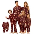 thumbnail image 1 of Lvotionpl 2026 Matching Family Christmas Pjs, Matching Christmas Pajamas Long Sleeve Top & Pants Set Matching Holiday Family Pajama Xmas Sets, 1 of 6