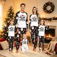 thumbnail image 1 of Lvotionpl 2026 Matching Family Christmas Pjs, Matching Christmas Pajamas Long Sleeve Top & Pants Set Matching Holiday Family Pajama Xmas Sets, 1 of 6