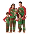 thumbnail image 1 of Lvotionpl 2026 Matching Family Christmas Pjs, Matching Christmas Pajamas Long Sleeve Top & Pants Set Matching Holiday Family Pajama Xmas Sets, 1 of 5