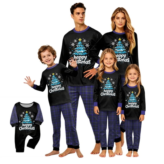 Lvotionpl 2026 Matching Family Christmas Pajamas Set, Christmas PJs ...