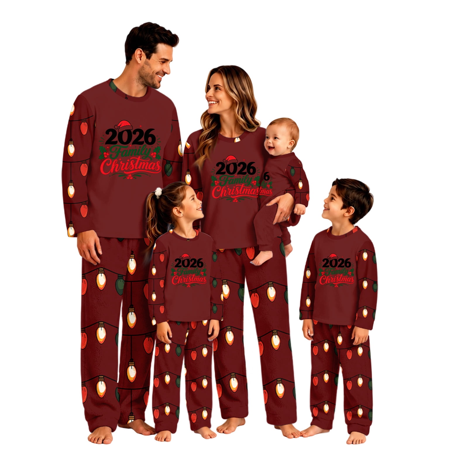 Lvotionpl 2026 Matching Family Christmas Pjs, Matching Christmas ...