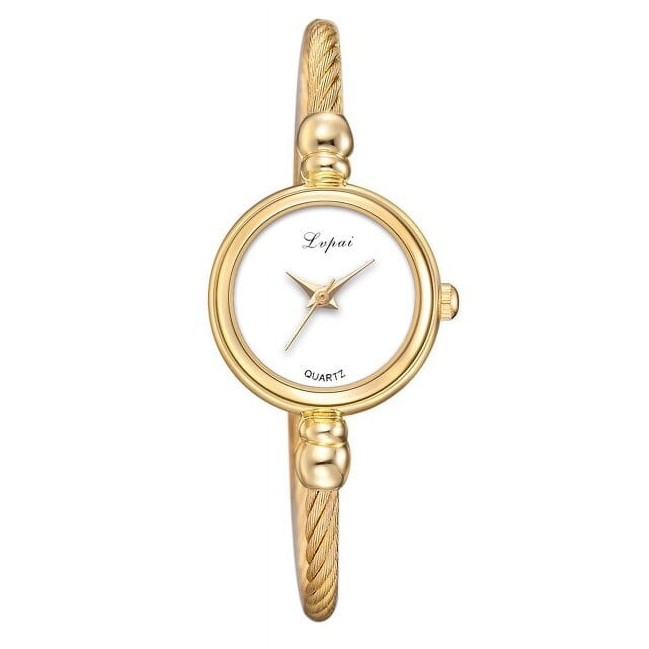 Lvpai Simple Women Watches Small Gold Bangle Bracelet Luxury Watche 2018 Fashion Brand Roman Dial Retro Ladies Wristwatches Gift - Quartz Wristwatches