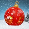 thumbnail image 1 of Lwlmwt 24" Giant Inflatable Christmas Ball Christmas Letter Snowflake Inflatable Decorations PVC Inflatable Ornaments for Christmas Tree Yard Lawn Porch Winter Holiday Merry Christmas Outdoor Decor, 1 of 5