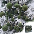 thumbnail image 1 of Lwlmwt 24 Pcs Velvet Christmas Ornaments Set, Flocked Shatterproof Assorted Hanging Xmas Tree Ball Decorations, Christmas Ball Ornaments for Xmas Holiday Party Home Decor, 1 of 8