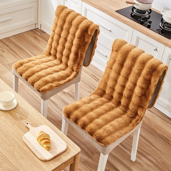 Lwlmwt All-in-one Backrest Cushion 16x53-inch Plush Backrest Cushion Perfect for Winter Home Decor & Dining Chair Seat Pad