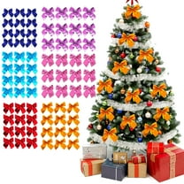 Lwlmwt Christmas Decorations,12pc Christmas Decorations 5.5cm Mini Small Christmas Tree Hanging Ornaments,Christmas Gifts