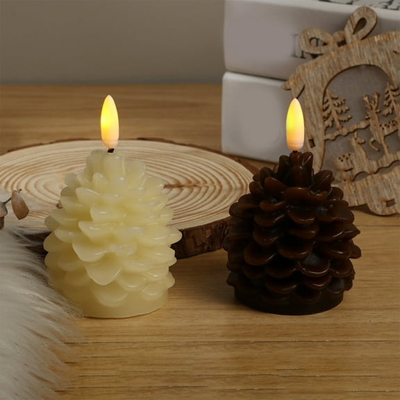 Lwlmwt Christmas Decorations,Christmas Tree LED Candle Flickering Battery Powered Flameless Candle Light For Birthday Party Home Bedroom Decor Christmas Tree Led Candle,Christmas Gifts