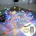 thumbnail image 1 of Lwlmwt Christmas Decorations,USB 100 LED Firecracker String Lights With Remote Control, 9.84 Feet, 8 Function Of String Lights For Bedroom, Room Decoration, Wedding,Christmas Gifts, 1 of 5