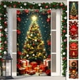 thumbnail image 1 of Lwlmwt Christmas Door Banner 70x35 Inch - Extra Wide Holiday Door Drape Designs, Perfect for Winter Party Background, Front Entrance Decor and Seasonal Indoor/Outdoor Celebration Display, 1 of 7