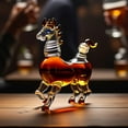 thumbnail image 1 of Lwlmwt Creative Zodiac Horse Glass Bottle,Horse Whiskey Decanter,Party High-Boron Glass Bottle,Liquor Dispenser for Home Bar,Gift for Boyfriend,Husband,Brother, 1 of 5