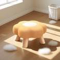 thumbnail image 1 of Lwlmwt Flower Stool,Generic Small Flower Shape Stool,Modern Style,Multi-Purpose Foot Stool,Wooden Seat,Durability Floor Stool Baby Chair, 1 of 5