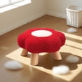 thumbnail image 1 of Lwlmwt Flower Stool,Generic Small Flower Shape Stool,Modern Style,Multi-Purpose Foot Stool,Wooden Seat,Durability Floor Stool Baby Chair, 1 of 5