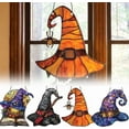 thumbnail image 1 of Lwlmwt Halloween Decorations,Halloween Acrylic Magic Hat Window Pendant,Halloween Witch Hat Ornaments,Durable Home Wall Hanging Decor, 1 of 5