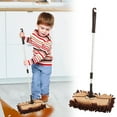 thumbnail image 1 of Lwlmwt Kid-Sized Mop,Window-Cleaning Mop,Mini Microfiber Flat Mop,360 Degree Rotation Detachable Dust Mop,Easy to Wash, 1 of 5
