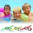 thumbnail image 1 of Lwlmwt Kids Swimming Glasses With Breathing Tubes,Swim goggles with Earplugs Large Frame Anti-Fog/UV Swimming Goggles,Waterproof Equipment Swimming Goggles, 1 of 5
