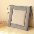 thumbnail image 1 of Lwlmwt Linen Chair and Rear Cushions,Non-Slip Bottom Chair Pads,Washable Non-Slip Cotton Linen Kitchen Seat Pads,Chair Cushions for Dining Chairs, Kitchen Chair Pads, 1 of 5