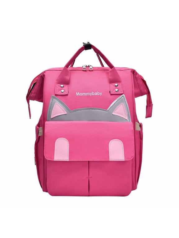 Mother And Baby Bag Outdoor Leisure Large Capacity Backpack,Multifunctional Mother and Baby Oxford Bag Shoulder Backpack with Insulation Pocket for Milk Bottles