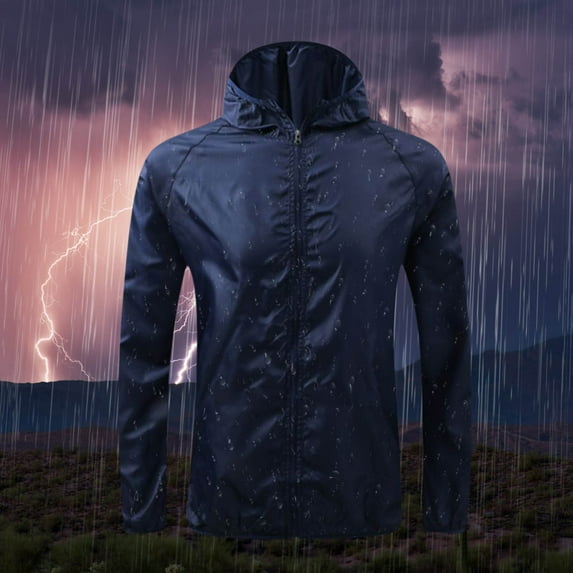 Lwlmwt Outdoor Breathable Raincoat for Women Lightweight Raincoat Portable and Easy to Pack Ideal for Hiking, Trekking, and Outdoor Work (Multiple Colors)